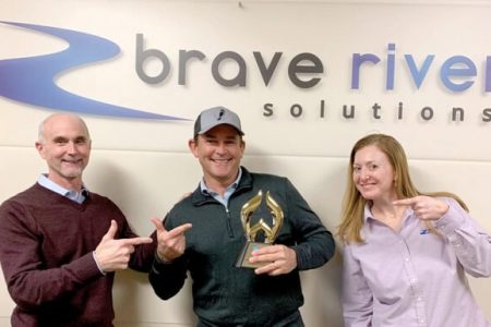 Brave River celebrating another award winning website